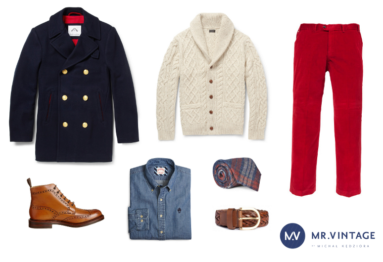 MrVintage pl Jak nosic kolorowe spodnie 1