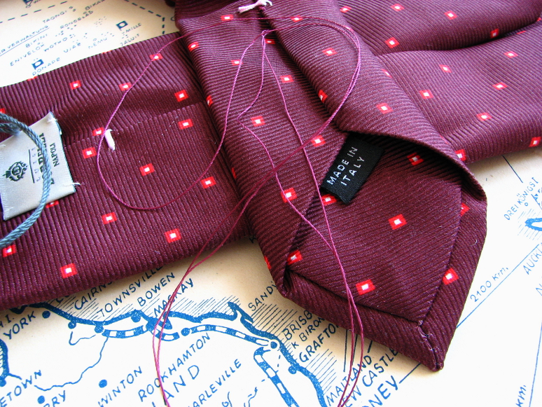MrVintage pl Jak to jest zrobione - Krawat 6