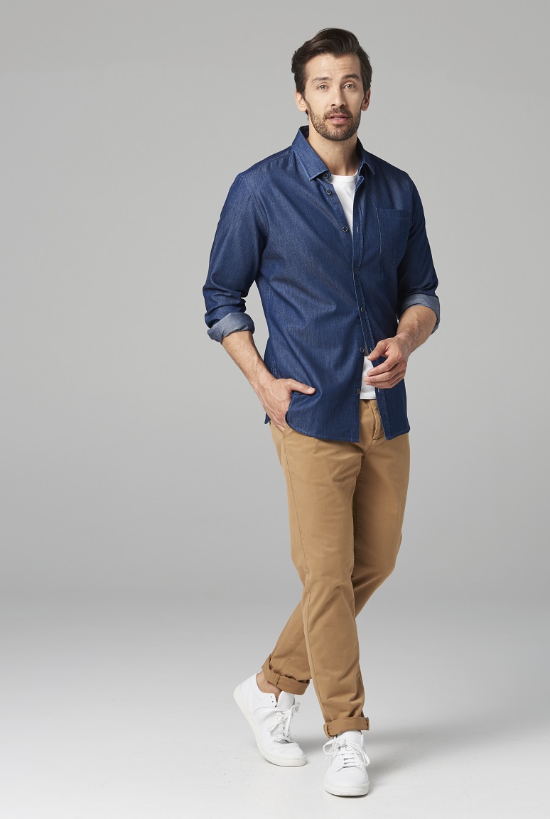 MrVintage pl Beżowe chino na cztery sposoby 5