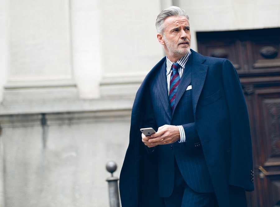 MrVintage pl Jak nosic koszule w prazek 24 Attolini