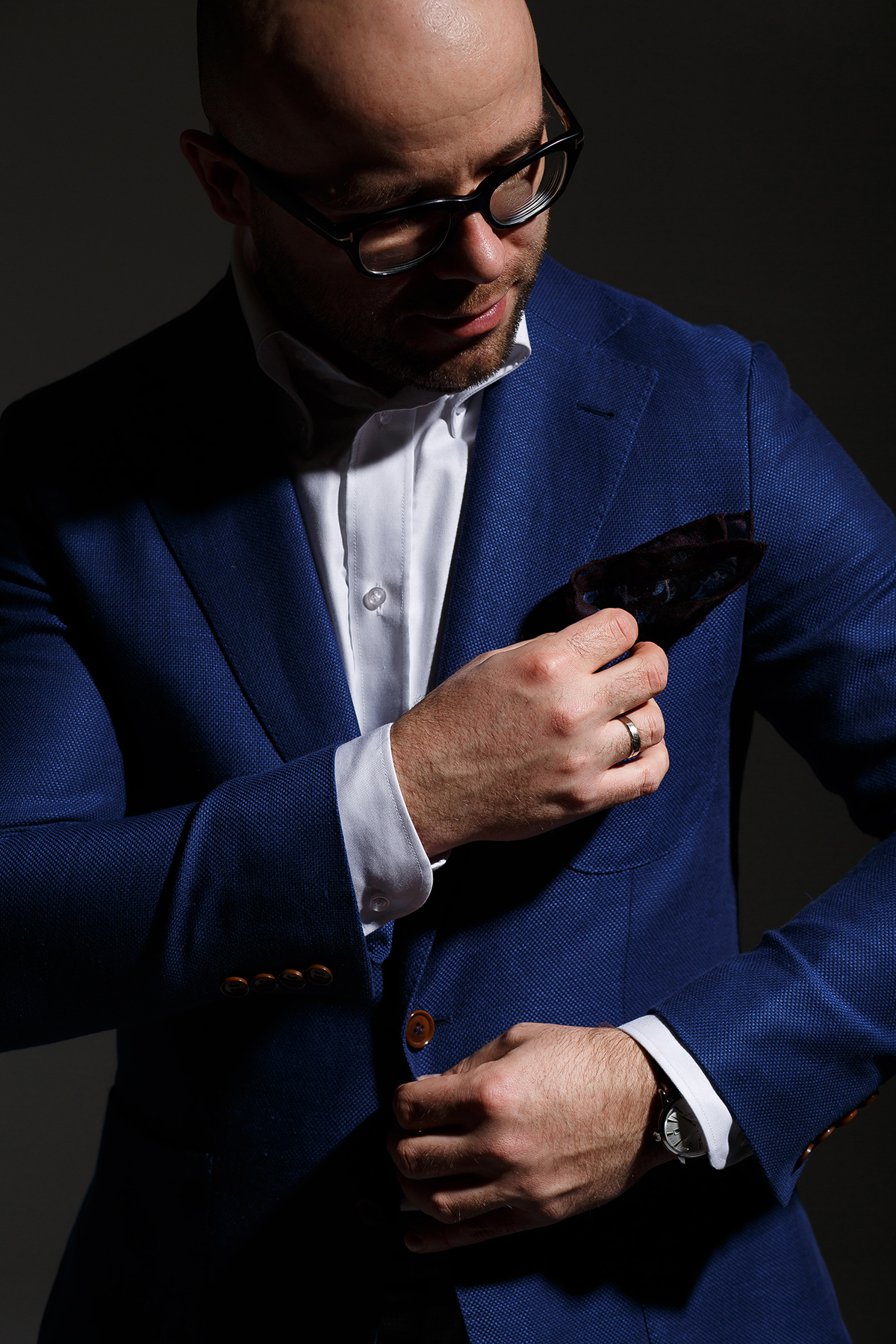 MrVintage pl Niebieska marynarka na trzy sposoby Mr Smart 3